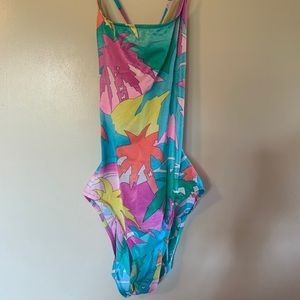 VINTAGE 80’s one piece bathing suit